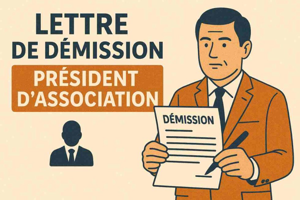 Modèle De Lettre De Démission Association