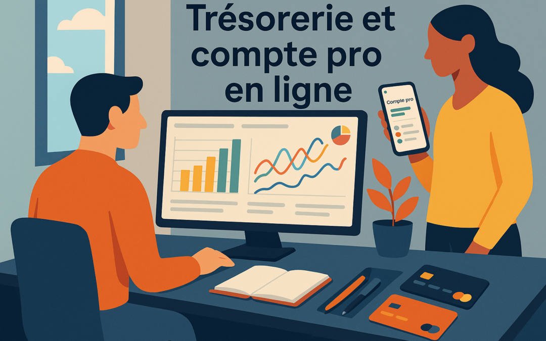 Trésorerie : comment un compte pro en ligne facilite le pilotage de son entreprise