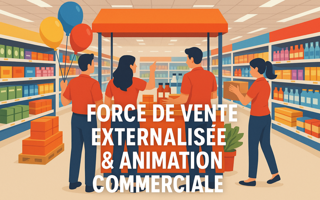 Force de vente externalisée et animation commerciale en grande surface : stratégies pour dynamiser les ventes