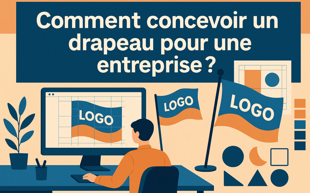 Comment concevoir un drapeau pour une entreprise ?