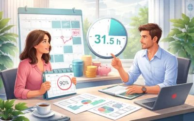 Qu’est-ce que le temps de travail à 90 % ?