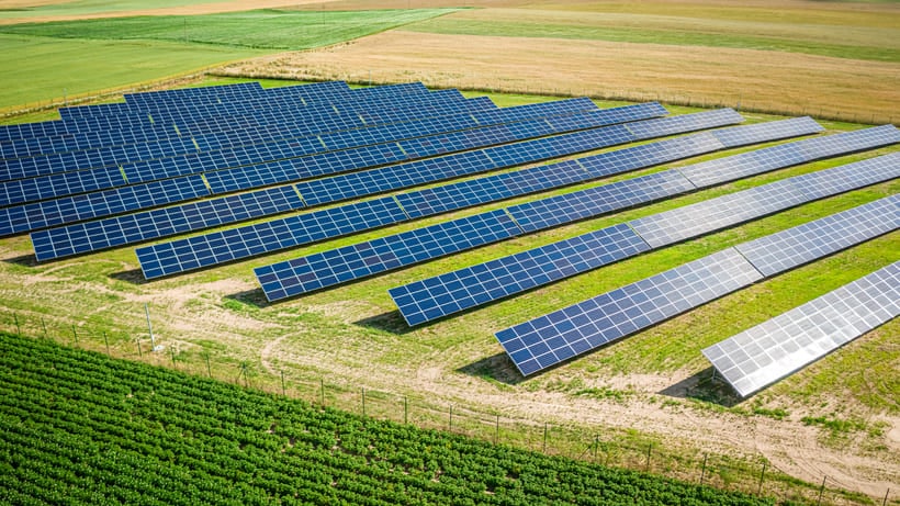 Combien rapporte 1 hectare de panneaux solaires