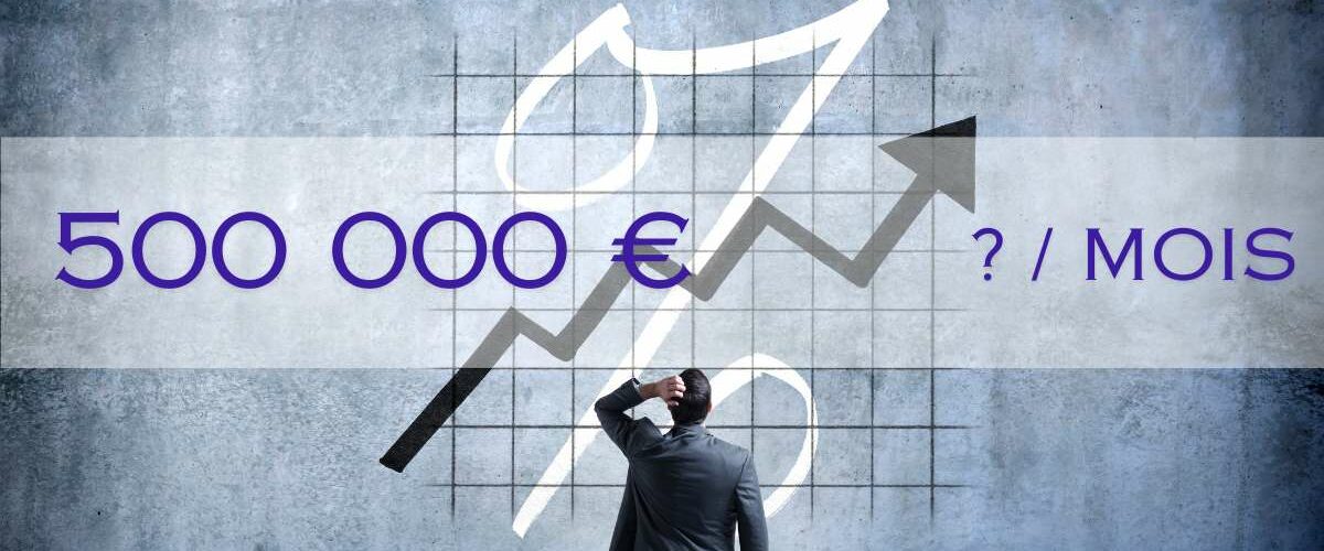 Combien rapporte 500 000 euros placé par mois