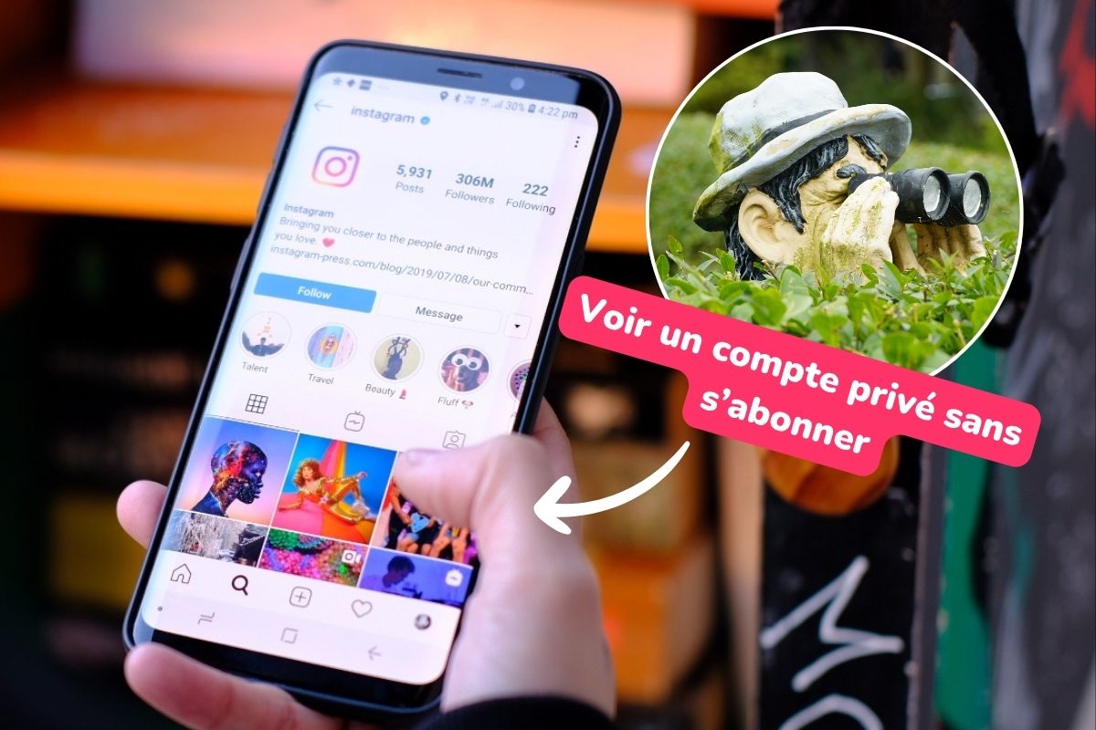 Peut on vraiment voir un compte Instagram privé sans s'abonner