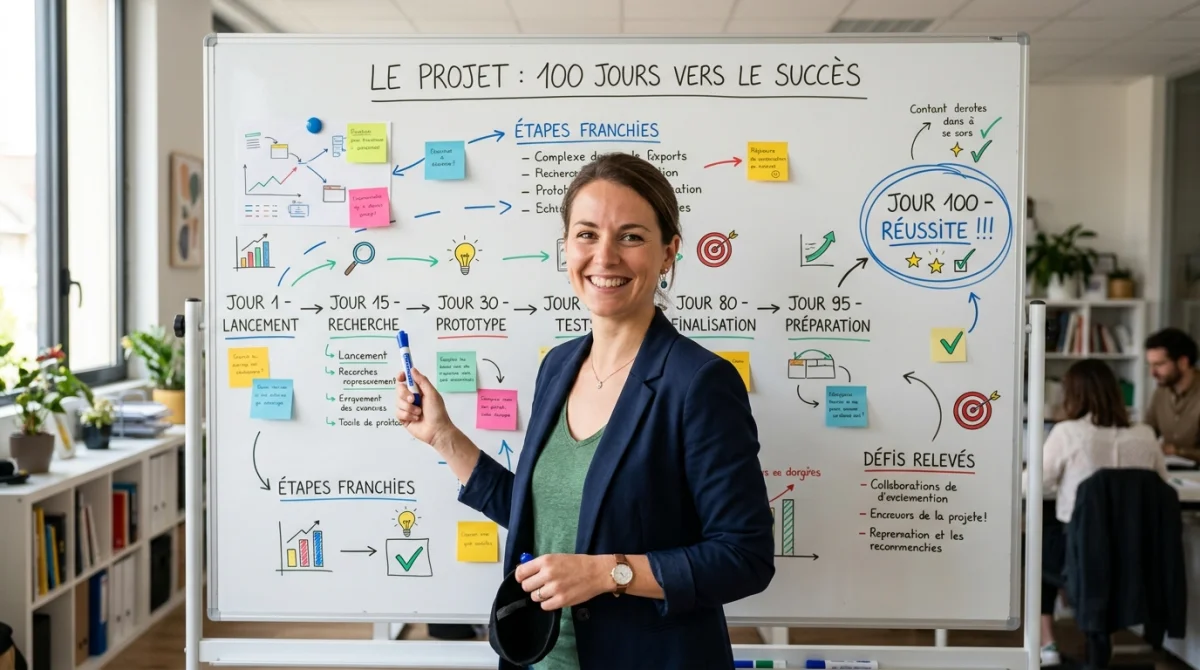 100 jours pour entreprendre, le parcours pour lancer son projet