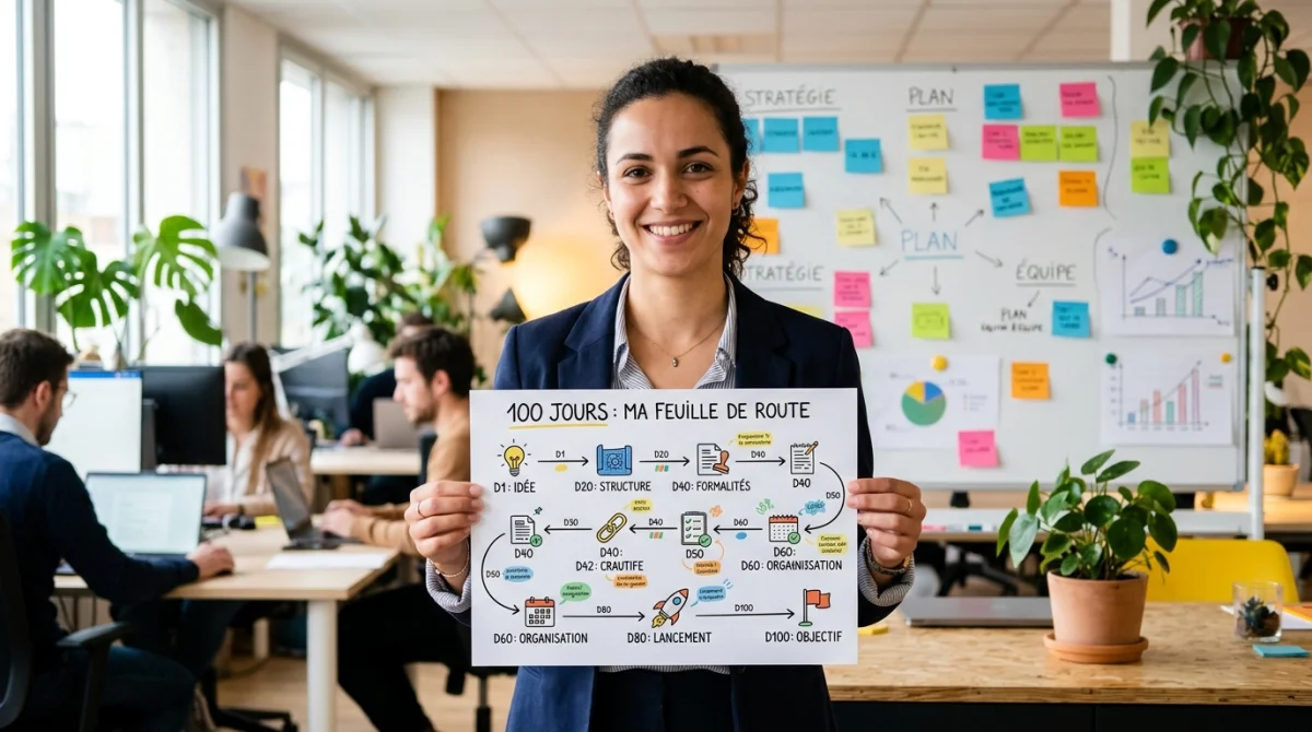 100 jours pour entreprendre, le parcours pour lancer son projet