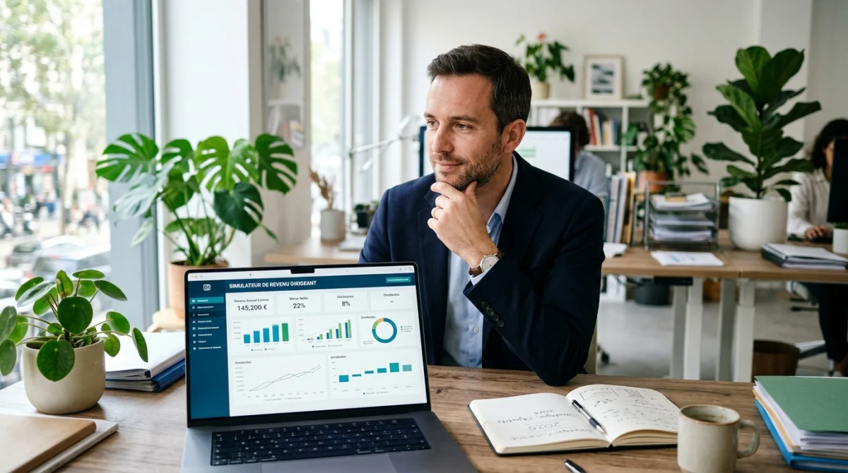 Comprendre le simulateur de revenu dirigeant sur creation-entreprise-france.com