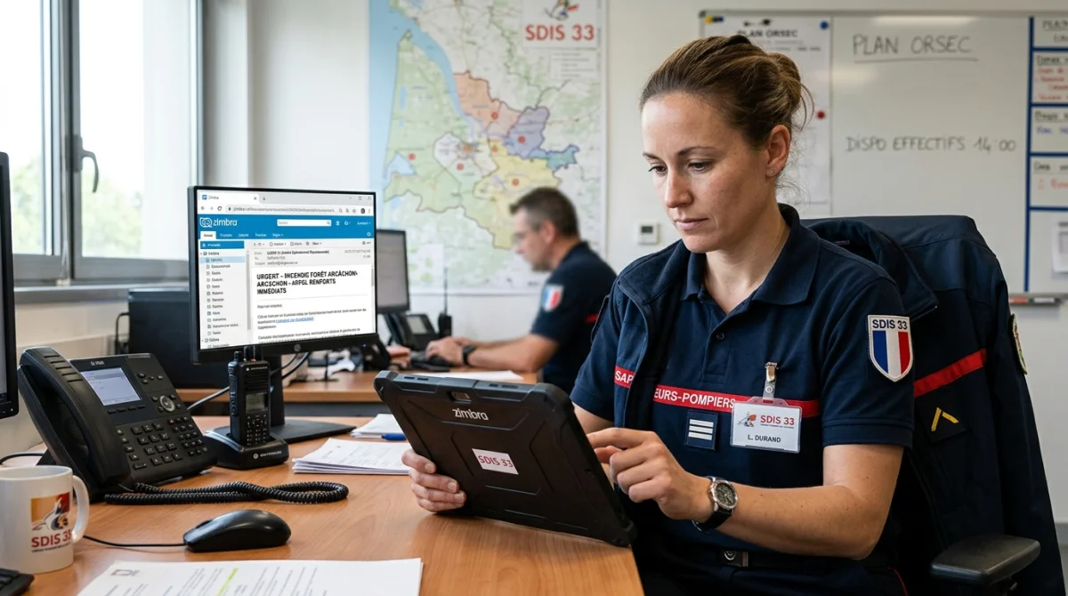 Comprendre le rôle de Zimbra au sein du SDIS 33
