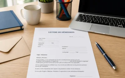Lettre de démission pour mauvaise ambiance