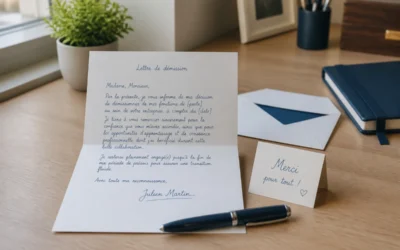 Bien rédiger une lettre de démission touchante