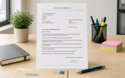 Lettre de réponse à une démission, règles, mentions et modèle